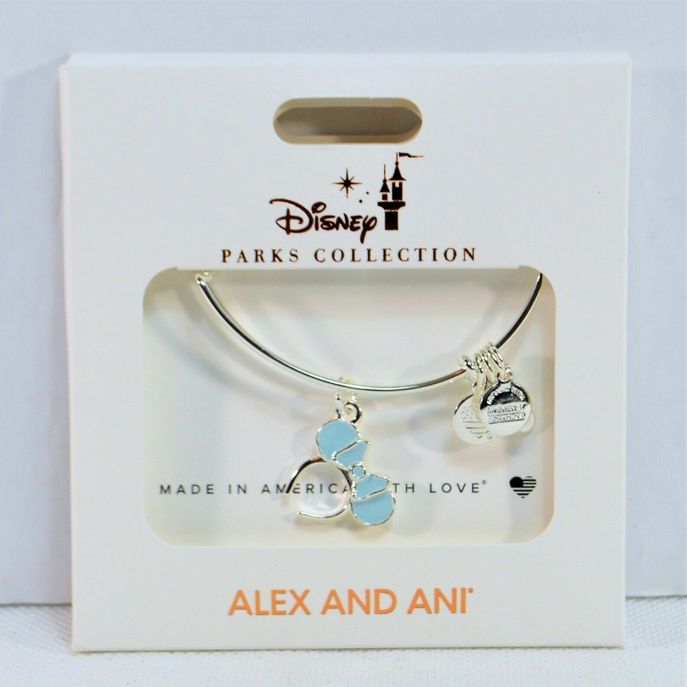 Disney Alex and Ani Blue Arrendale Bangle
